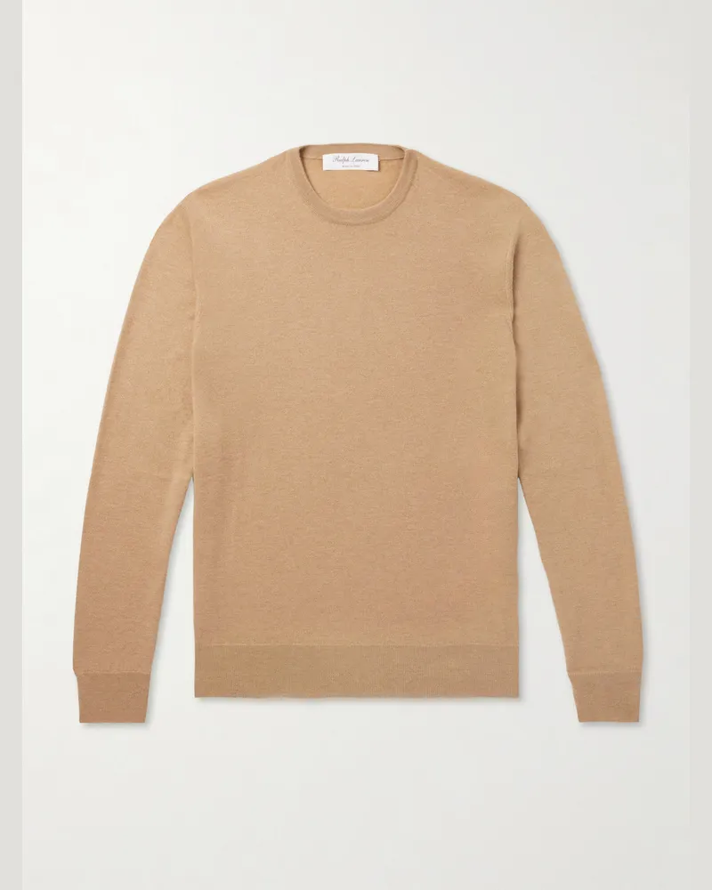 Ralph Lauren Pullover aus Kaschmir Braun