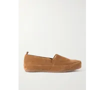 Loafers aus Veloursleder