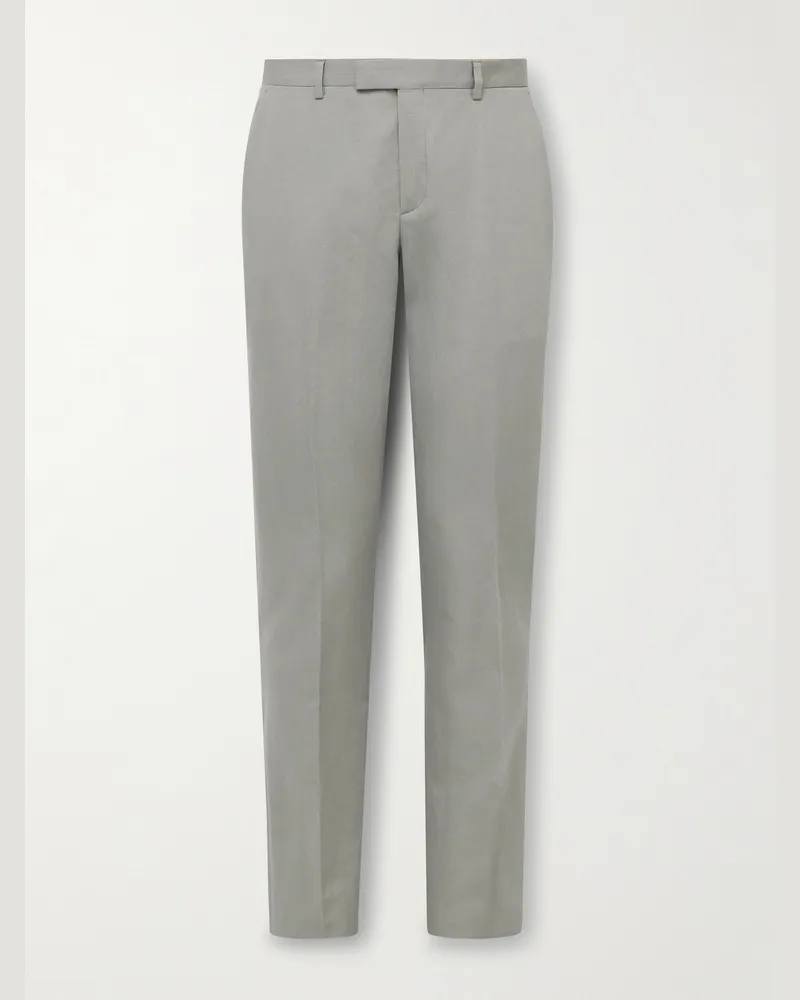 Paul Smith Slim-Fit Linen, Cotton and Lyocell-Blend Suit Trousers Green