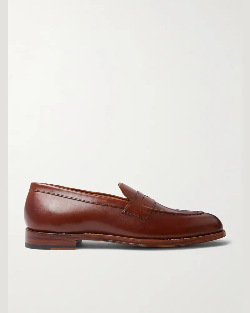 Grenson  Lloyd Pennyloafers aus Leder Braun