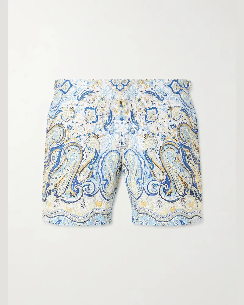 Orlebar Brown Bulldog Fairground Printed Swim shorts Blue