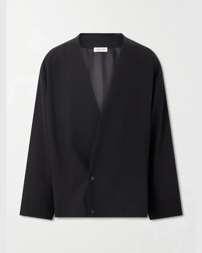 Fear of God Double-Breasted Wool Blazer Black