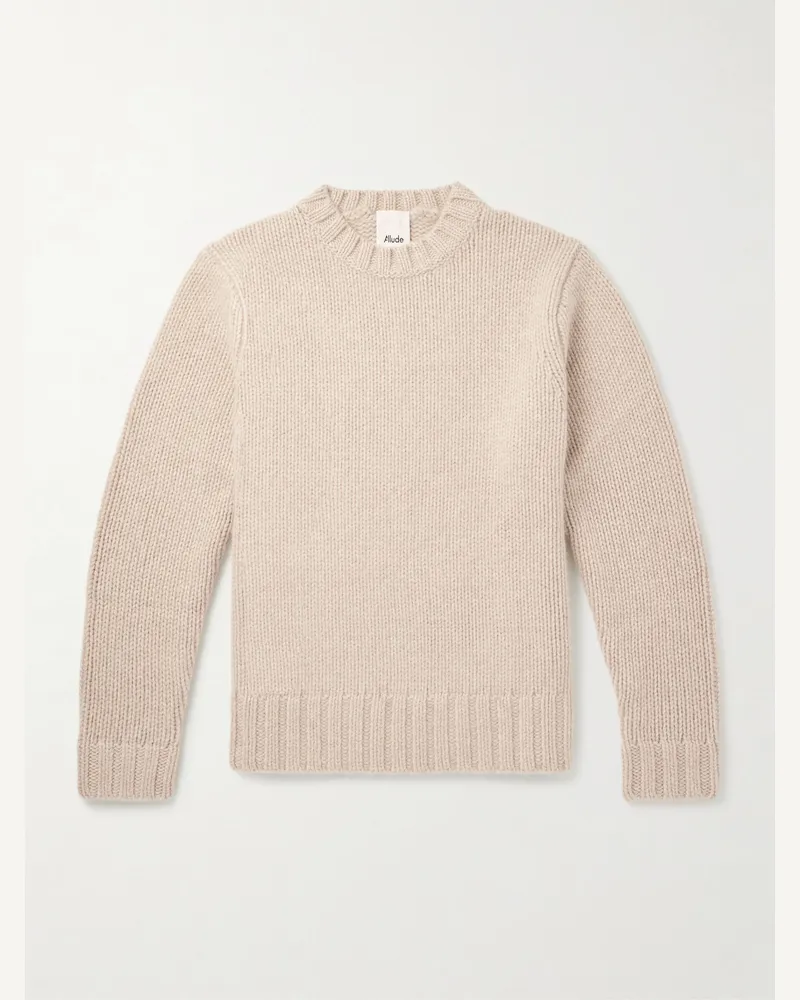ALLUDE Pullover aus Kaschmir Neutral