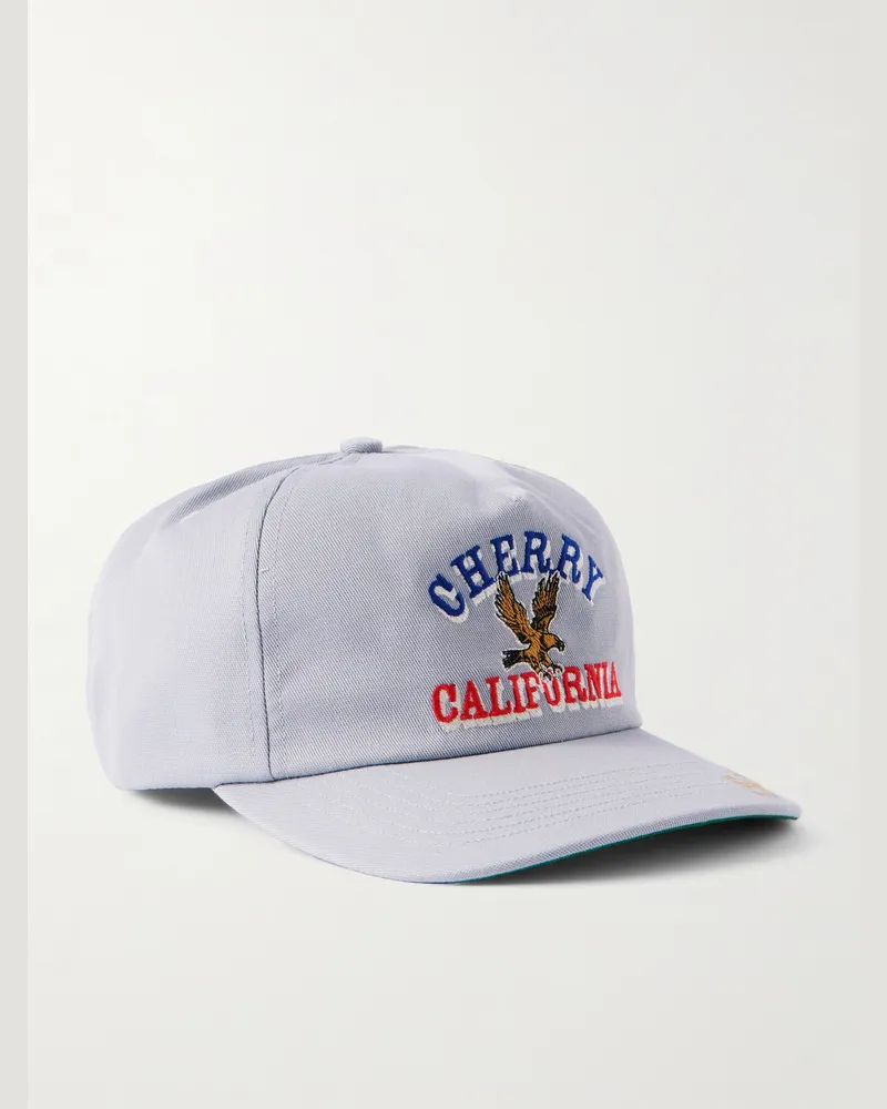 Cherry Los Angeles Speed Series Logo-Embroidered Twill Baseball Cap Gray