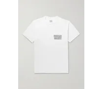 T-Shirt aus Baumwoll-Jersey mit Print in Glitter-Optik