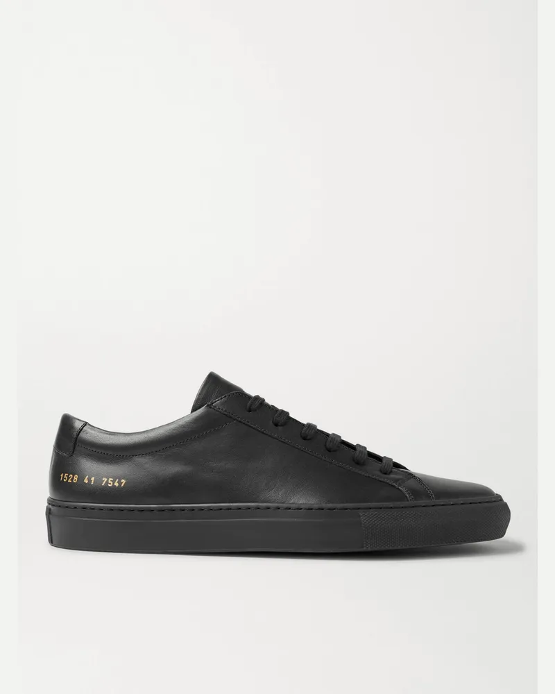 Common Projects Original Achilles Sneakers aus Leder Schwarz