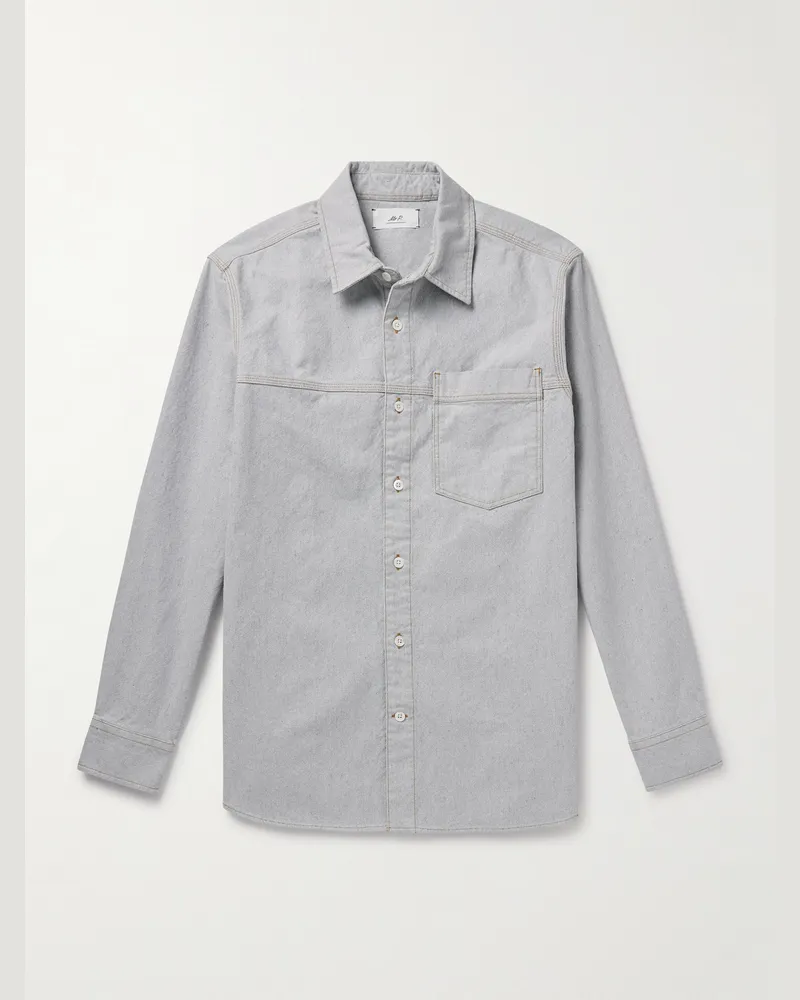 MR P. Hemdjacke aus Canvas Grau