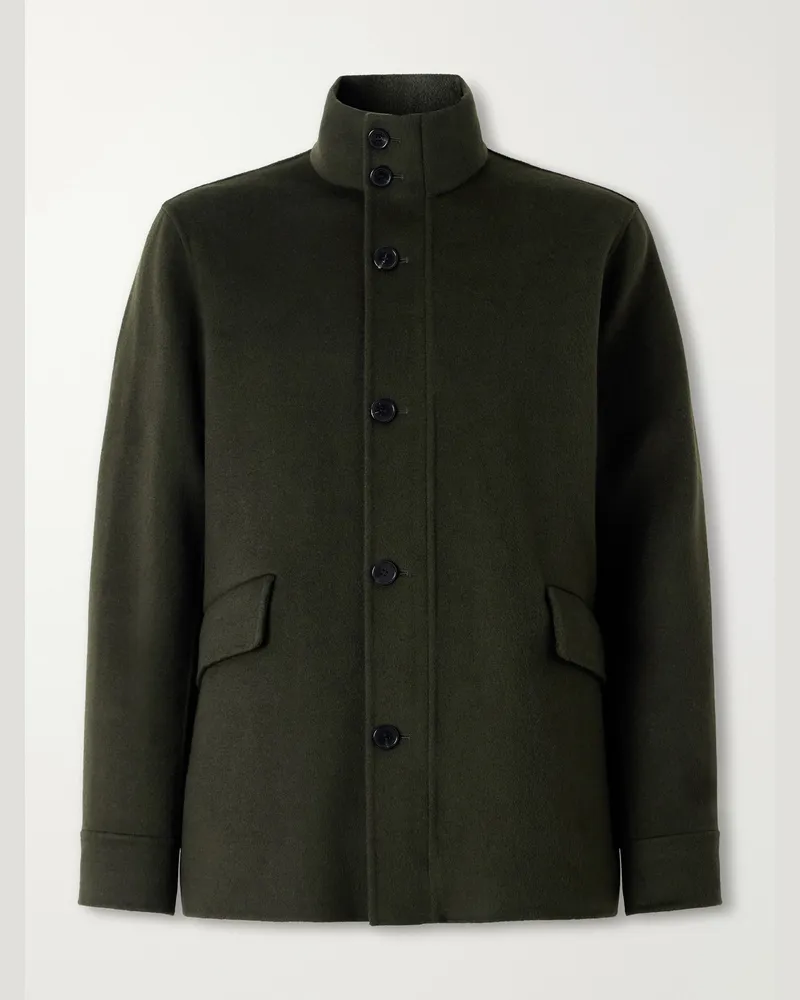 Slowear Wool-Blend Jacket Green