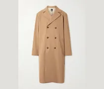 Double-Breasted Twill Trench Coat