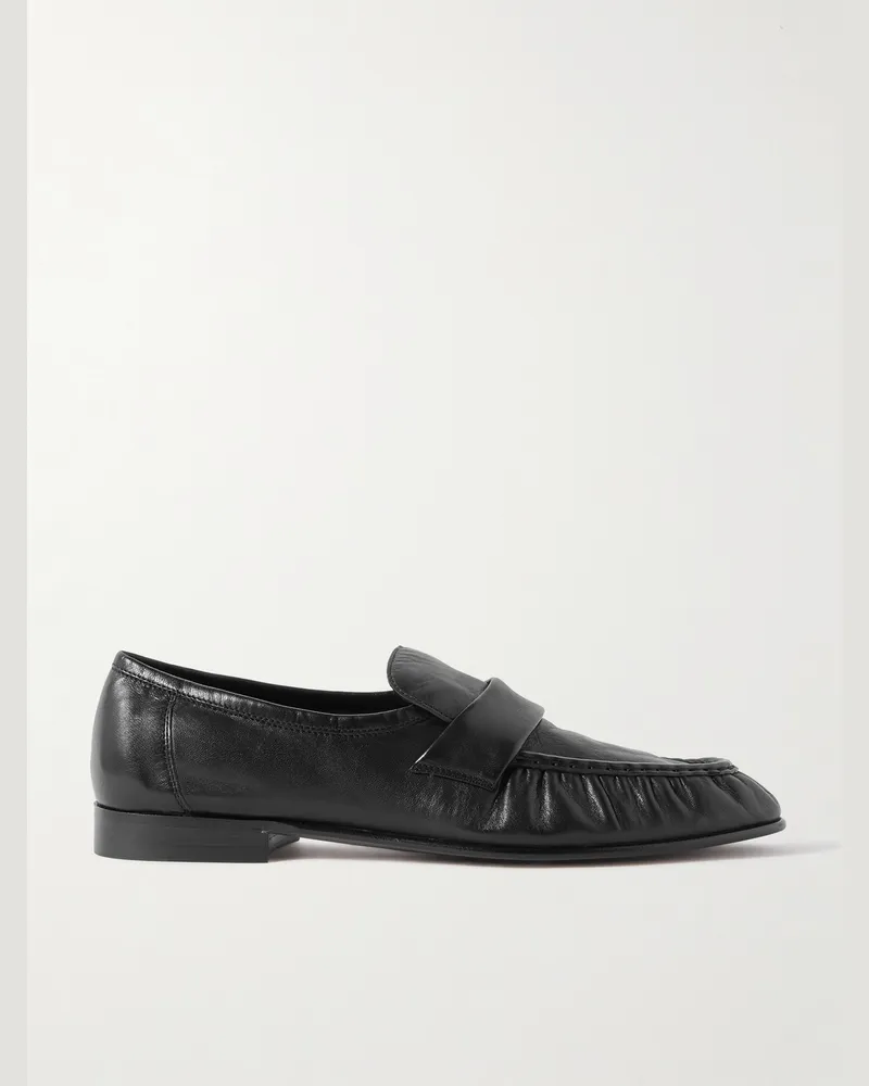 The Row Loafers aus Leder Schwarz