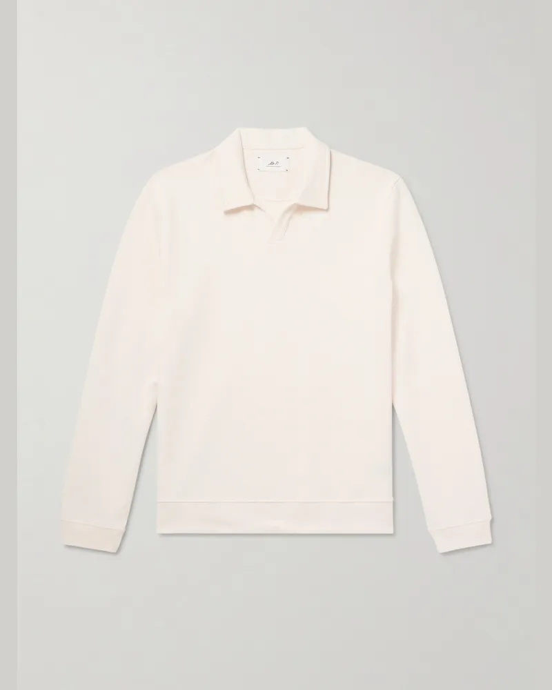 MR P. Sweatshirt aus Baumwoll-Jersey mit Polokragen Neutral