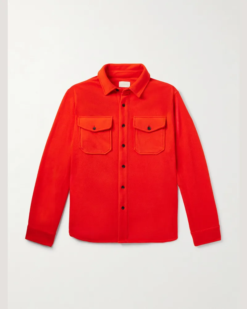 Aimé Leon Dore Hemd aus Fleece Orange