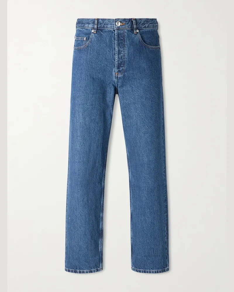 A.P.C. Fairfax Wide-Leg Jeans Blue