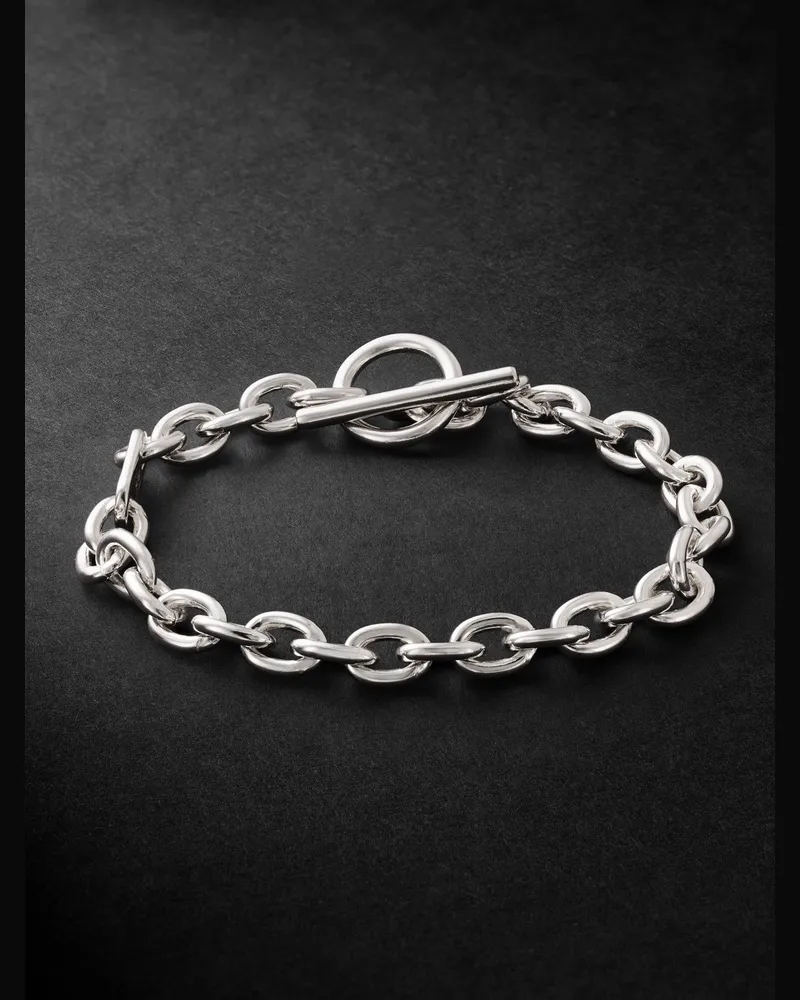 MAOR Cuadro Sterling Silver Chain Bracelet Silver