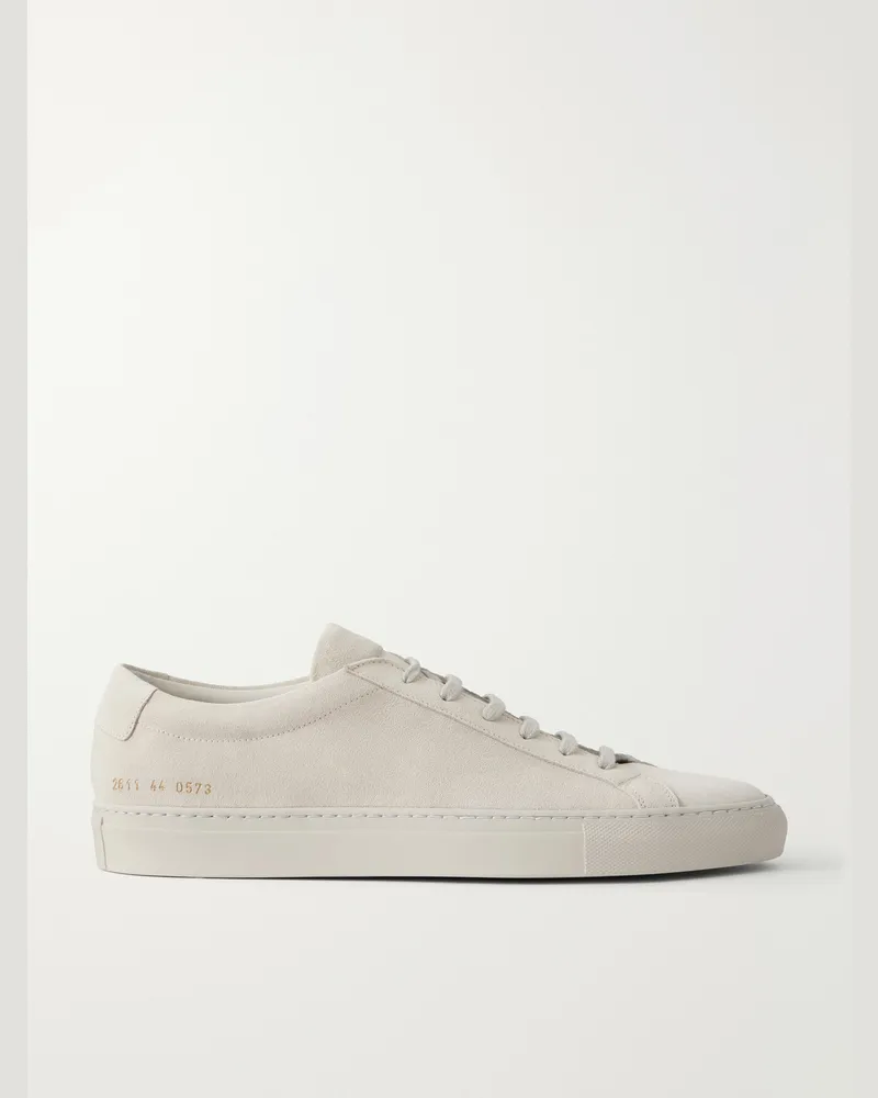 Common Projects Achilles Suede Sneakers White