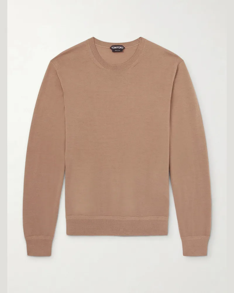 Tom Ford Wool Sweater Brown