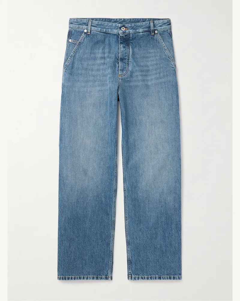 Bottega Veneta Weit geschnittene Jeans Blau