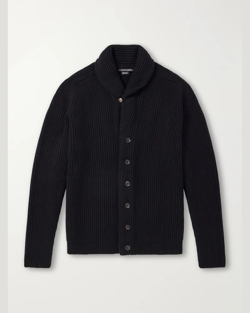 Begg & Co Yacht Cashmere Cardigan Black
