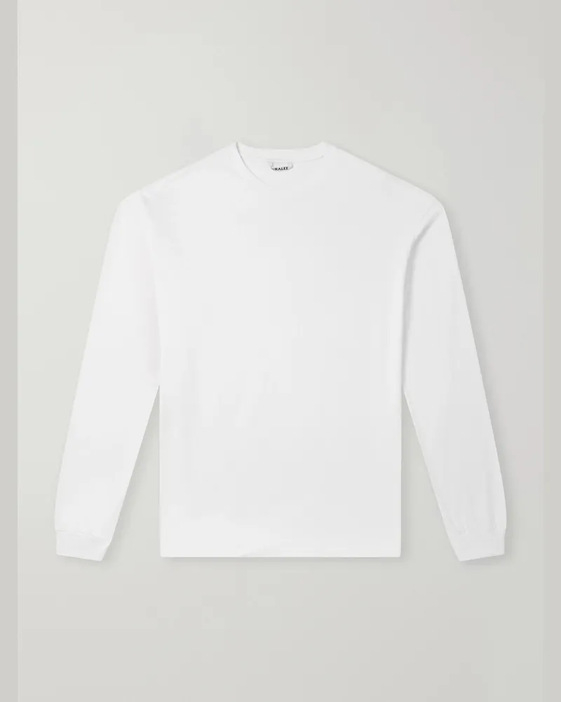 AURALEE Cotton-Jersey T-Shirt White