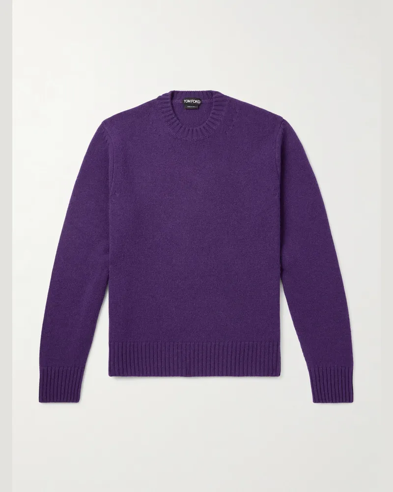 Tom Ford Pullover aus Kaschmir Lila
