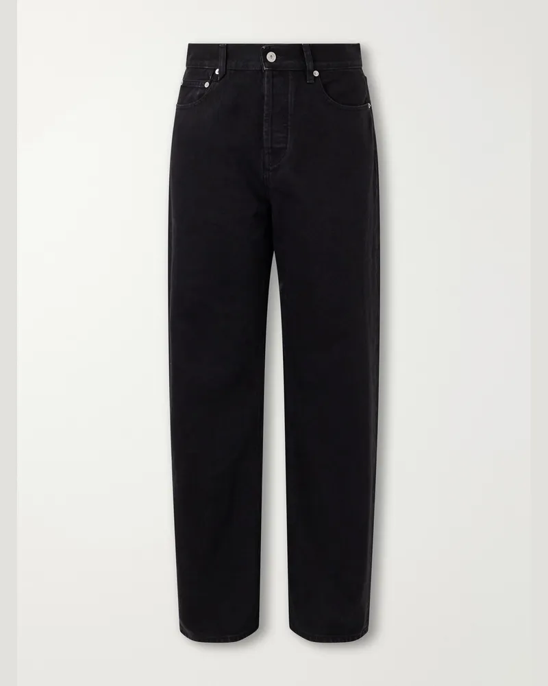 Jacquemus Le De-Nîmes Straight-Leg Jeans Black