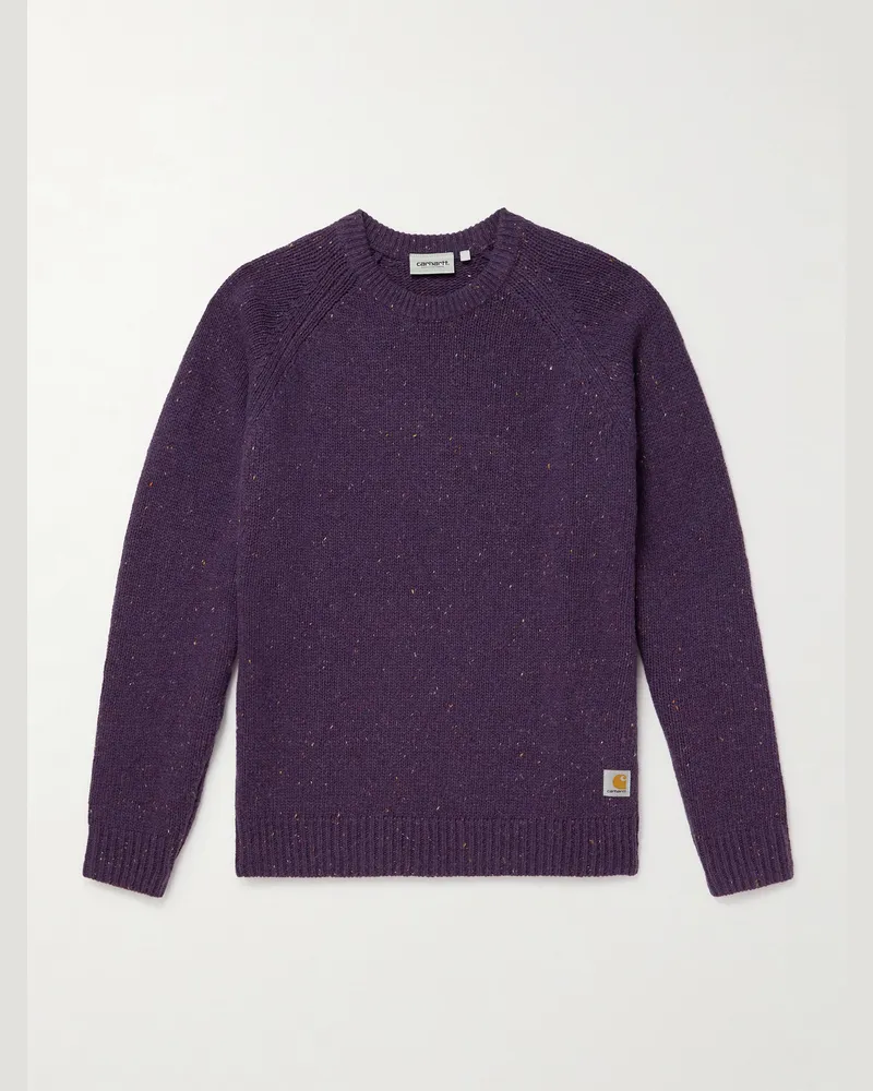 Carhartt WIP Anglistic Pullover aus einer Wollmischung Lila