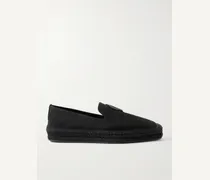 Nanou Espadrilles aus Canvas mit Logoapplikation