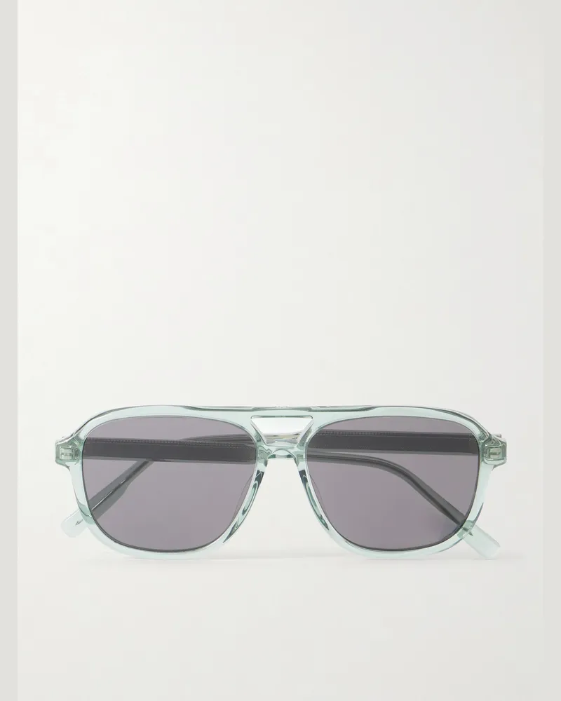 Dior DioRibbon A1I Aviator-Style Acetate Sunglasses Green