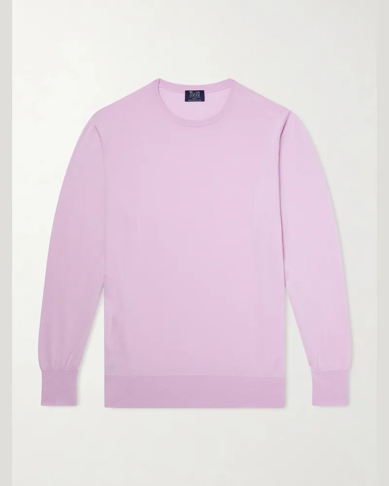 William Lockie Merino Wool Sweater Pink