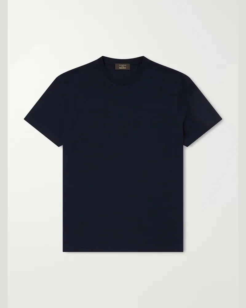 Slowear Slim-Fit IceCotton Jersey T-Shirt Blue