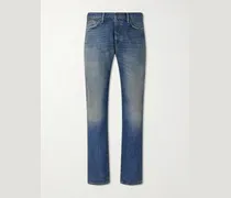 Straight-Leg Cotton Jeans