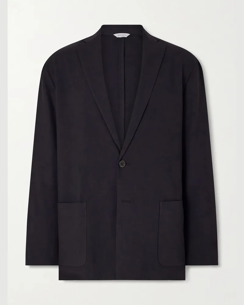 Boglioli Virgin Wool Blazer Black