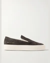 Common Projects Slip-ons aus Veloursleder Grau