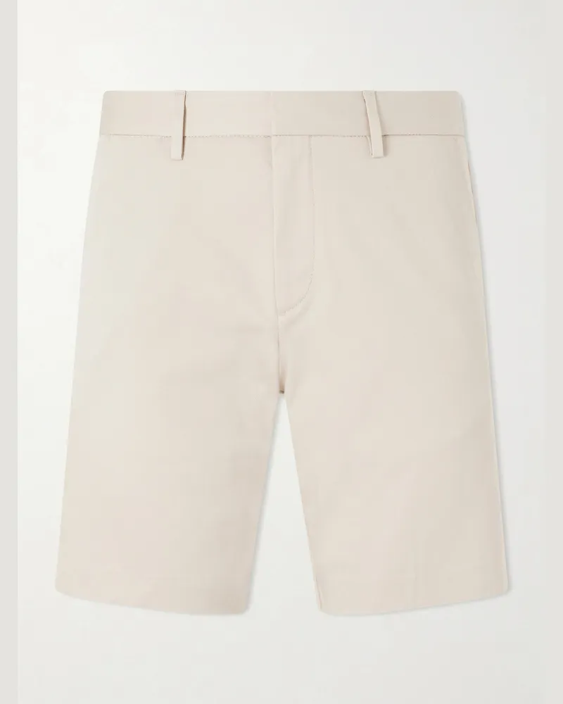 MR P. Cotton-Canvas Bermuda Shorts Neutrals