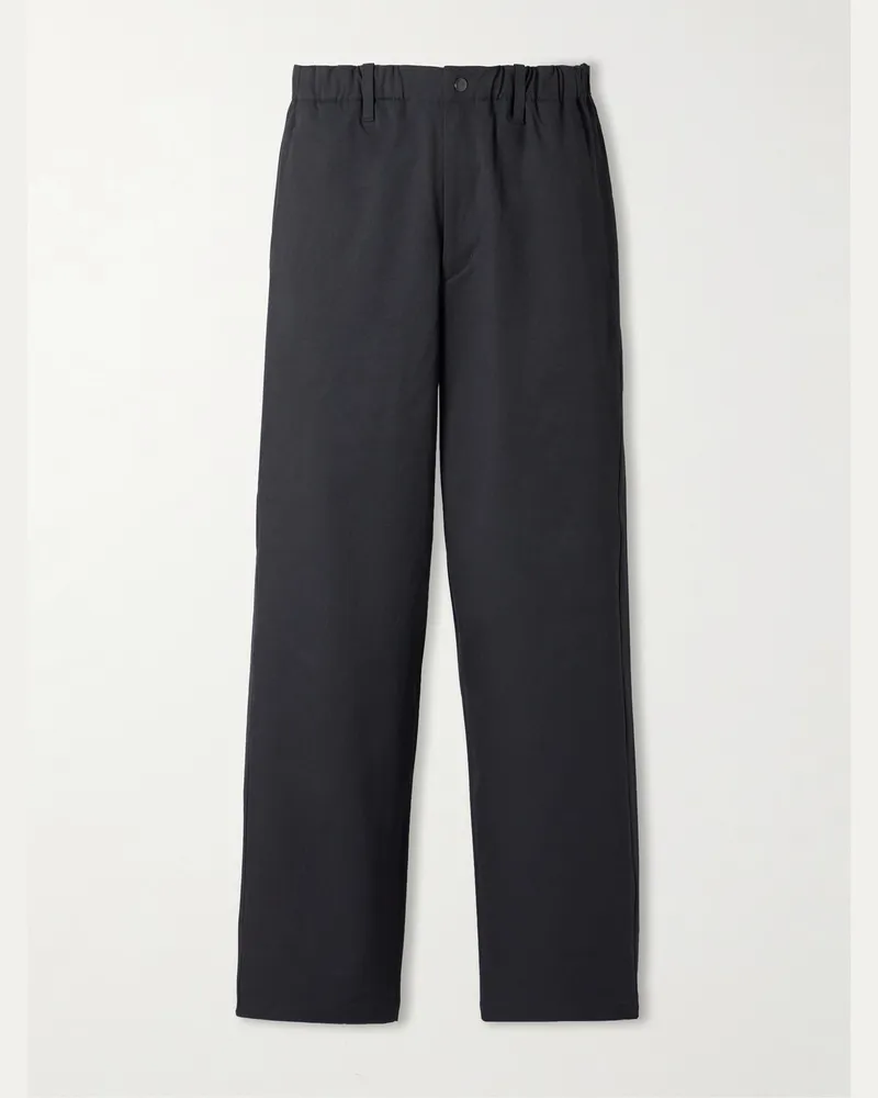 Goldwin Straight-Leg SOLOTEX® Gabardine Trousers Black