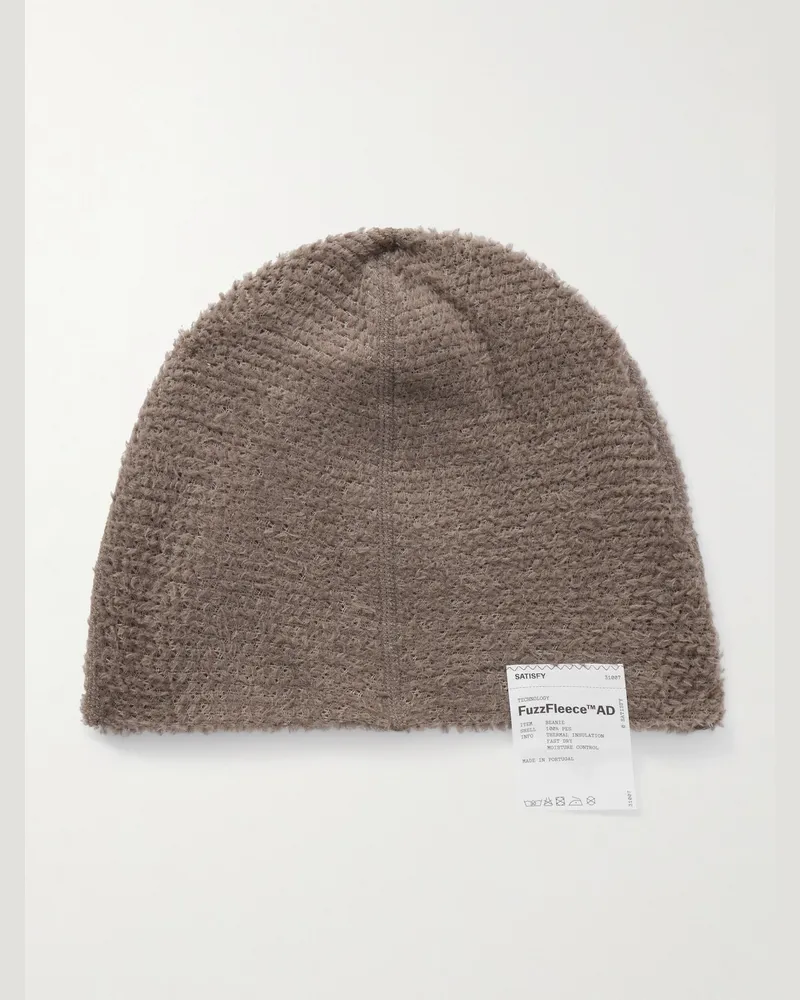 Satisfy Beanie aus „FuzzFleece™ AD“-Material Braun