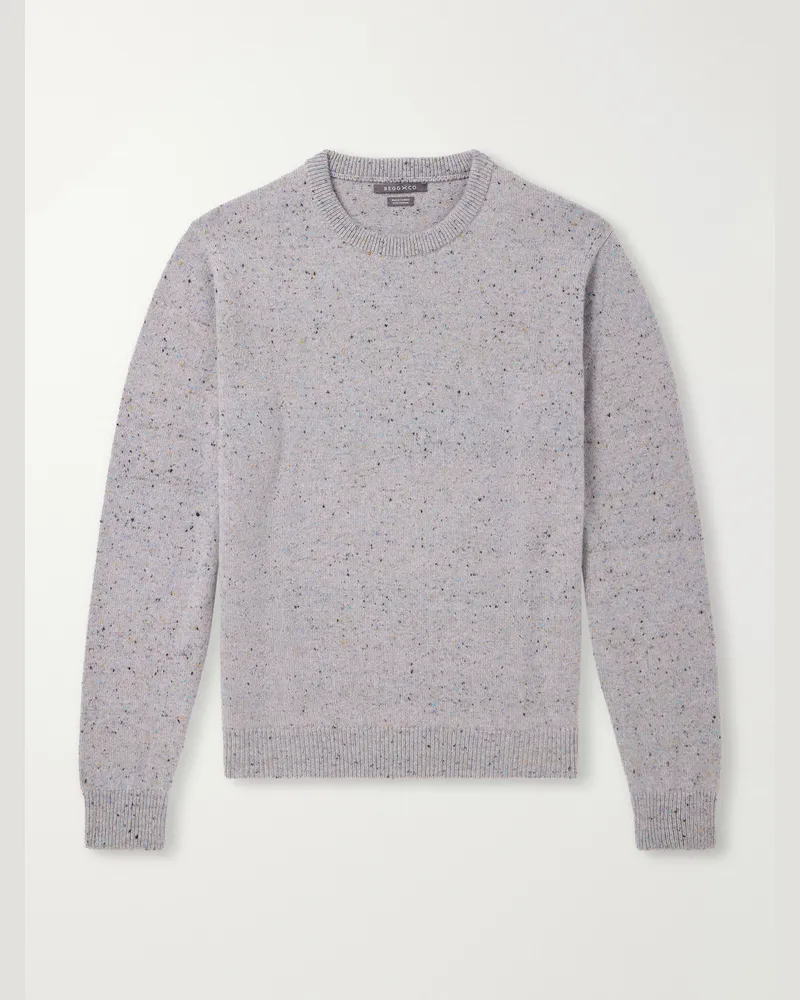 Begg & Co Brennan Cashmere Sweater Gray