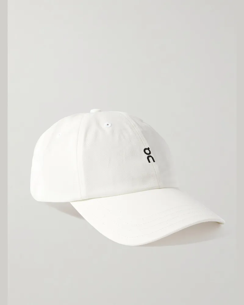 ON All Day Baseballkappe aus Baumwoll-Twill mit Logostickerei Weiß