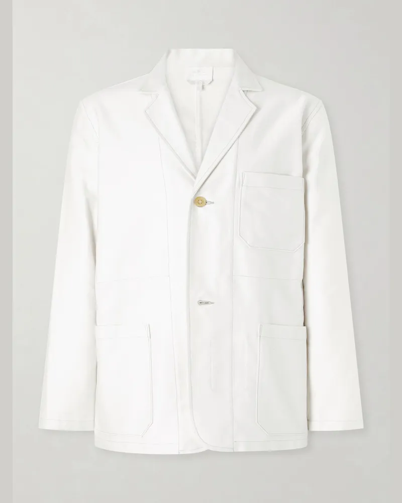 A.P.C. Leo Cotton Blazer Neutrals