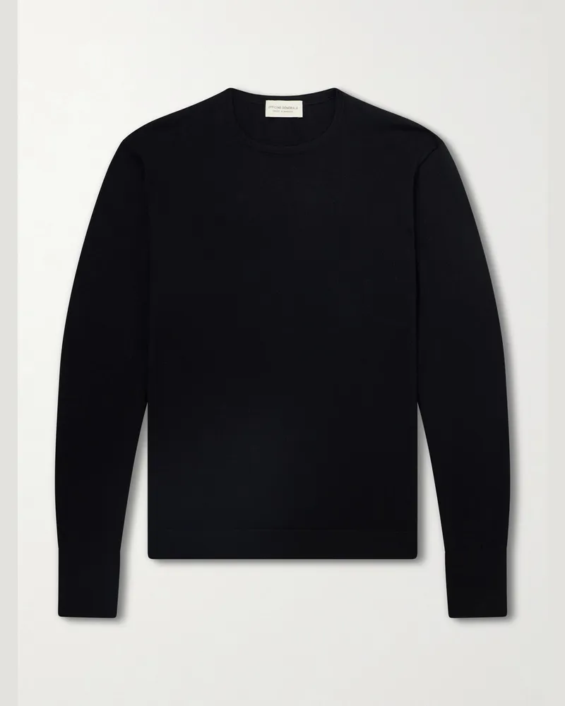 Officine Generale Nina Merino Wool Sweater Black