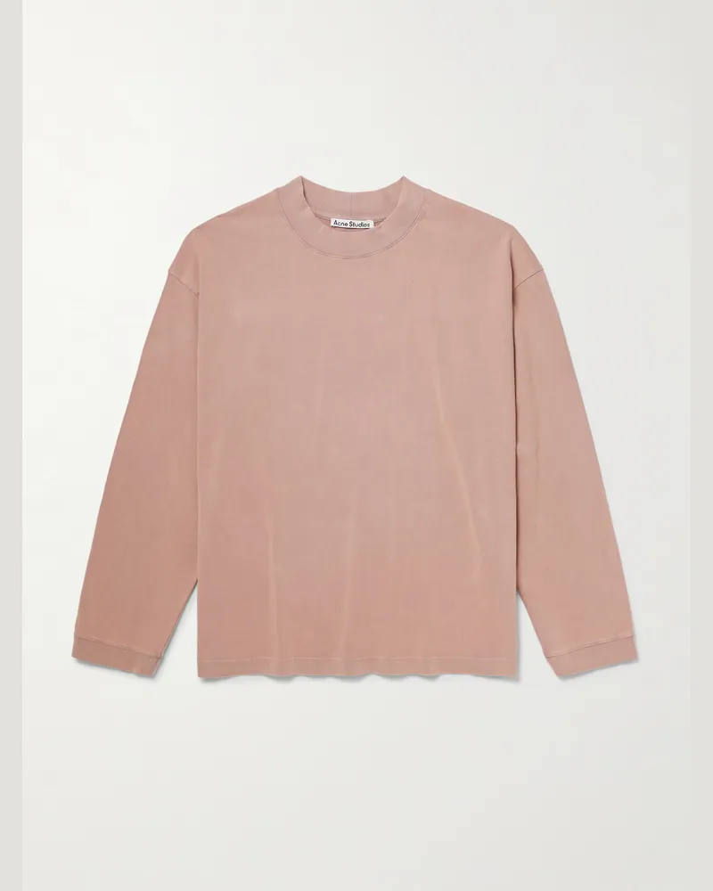 Acne Studios Enick U Vintage Oberteil aus Baumwoll-Jersey Lila