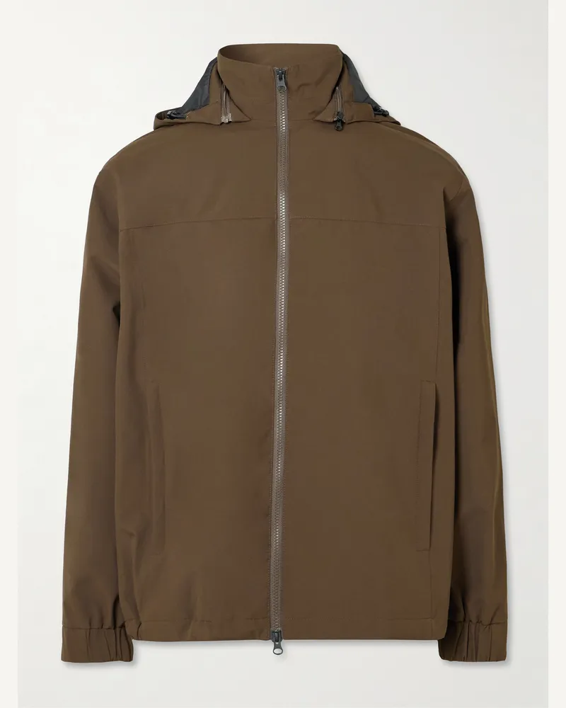 NN 07 Gabriel 8224 Kapuzenjacke aus Shell Braun