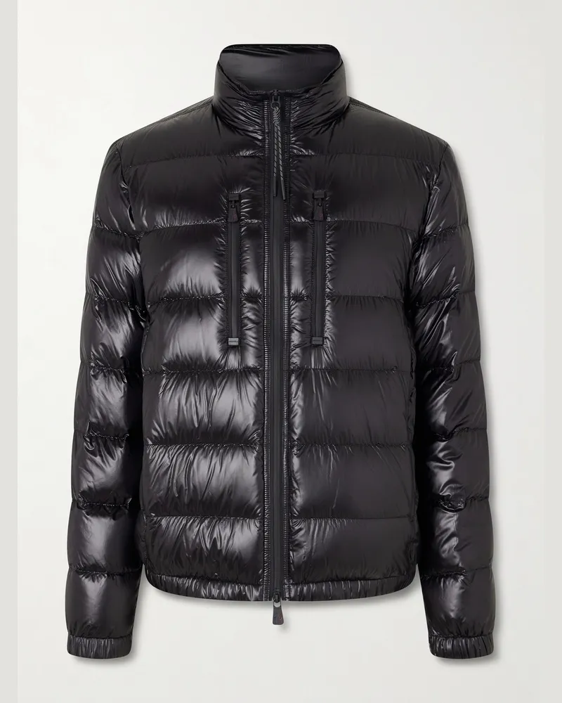 Moncler Orres Packable Quilted Ripstop Down Jacket Black