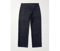 Type 00 gerade geschnittene Jeans aus Selvedge Denim