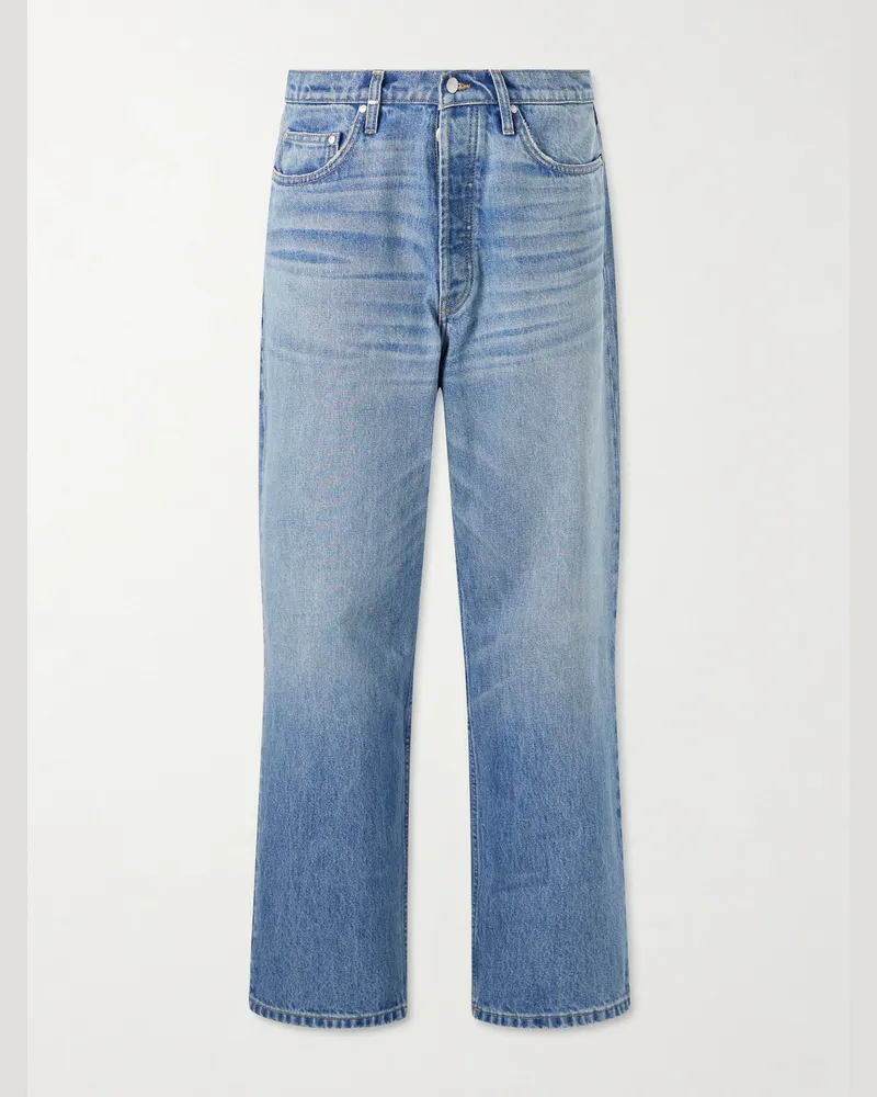 Cherry Los Angeles Straight-Leg Jeans Blue