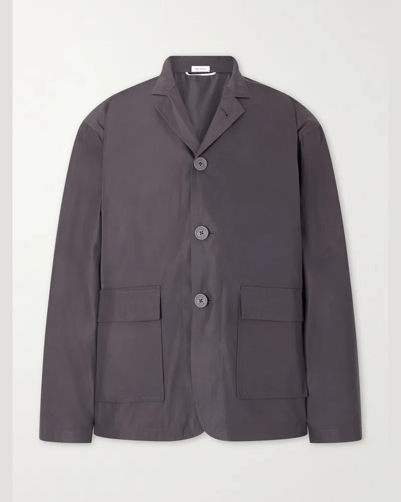 Thom Browne Verstaubare Jacke aus Shell Grau