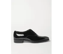 George Cleverley Oxford-Schuhe aus Lackleder