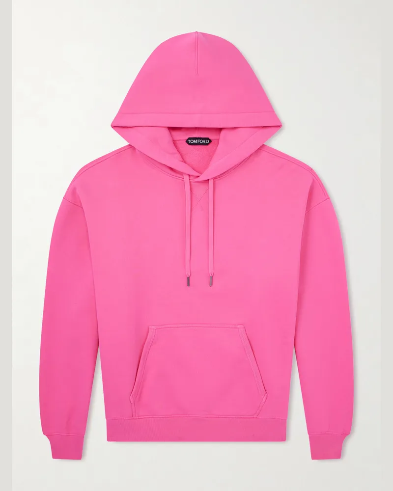 Tom Ford Hoodie aus Biobaumwoll-Jersey Pink