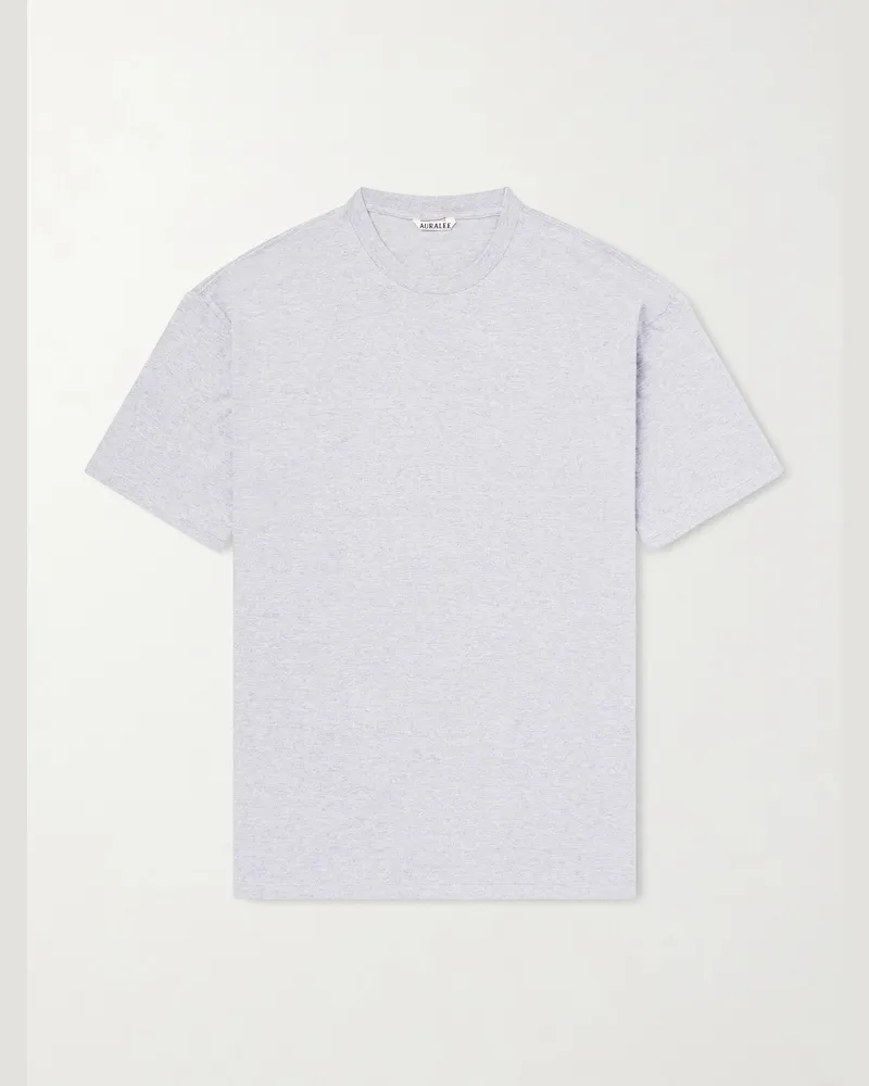 AURALEE T-Shirt aus Baumwoll-Jersey Grau
