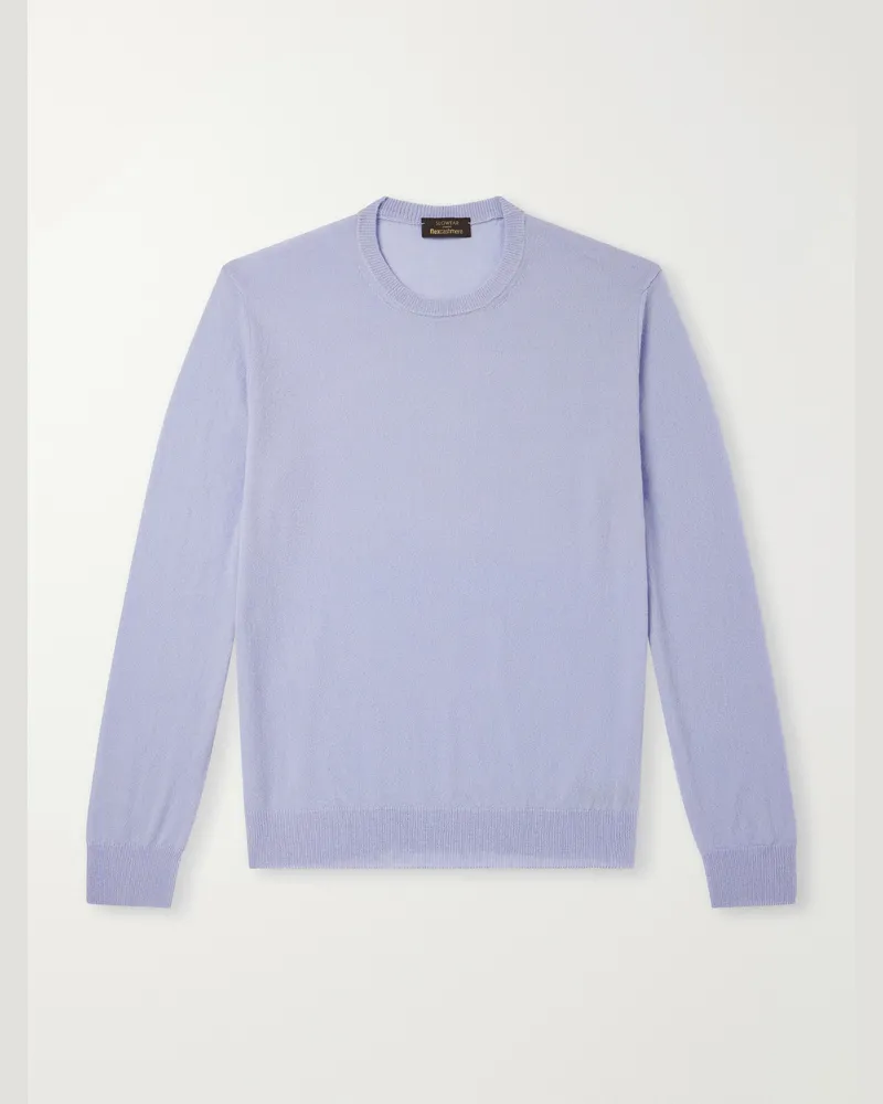 Slowear Zanone Cashmere-Blend Sweater Purple